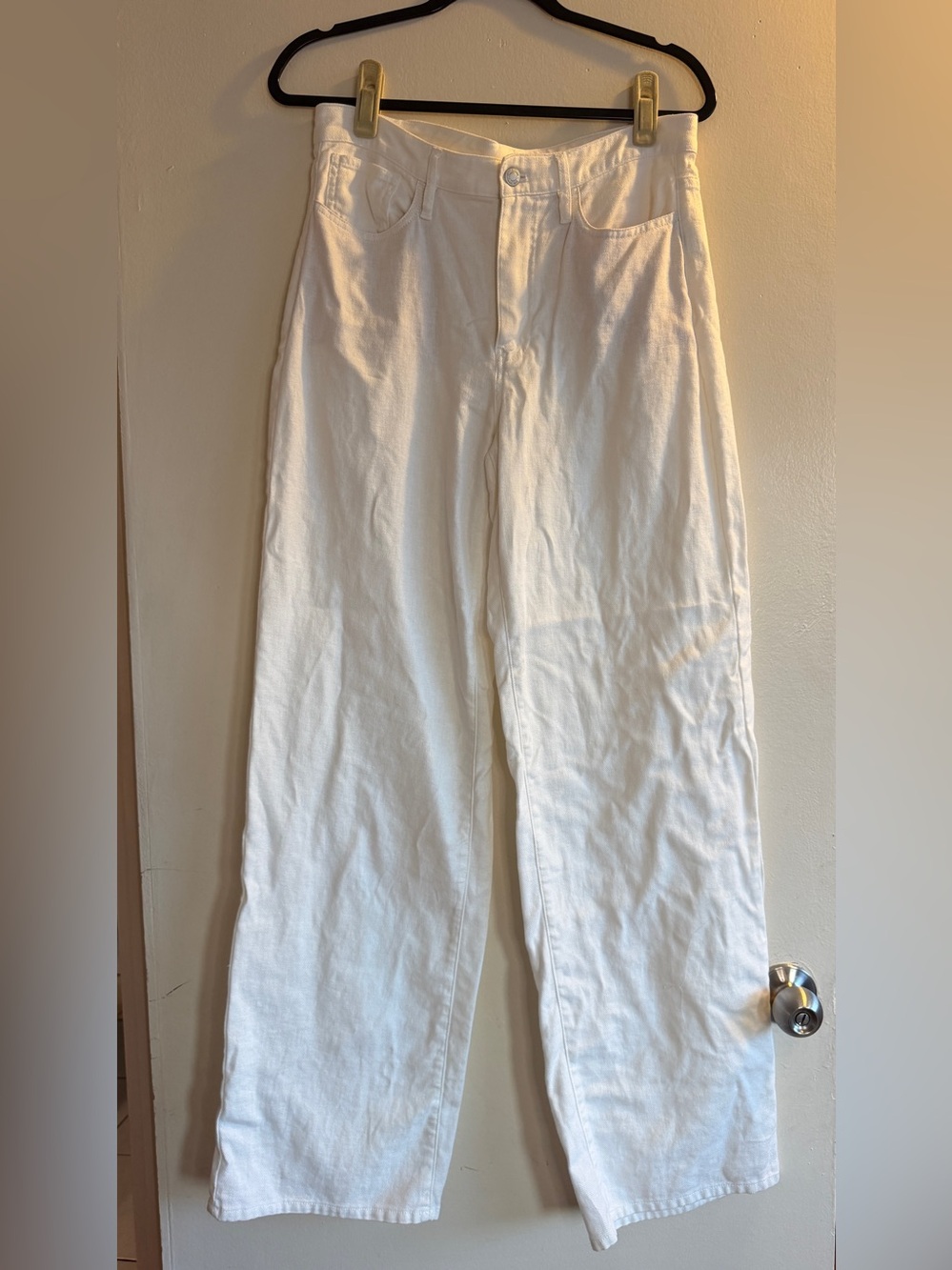 Gap White High-Rise Wide Leg pants